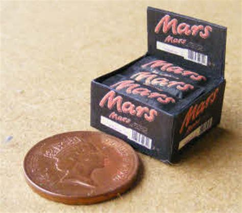 Dolls House Sweet Packets Display Box Of Mars 1:12 Scale Miniature Shop tumdee | eBay