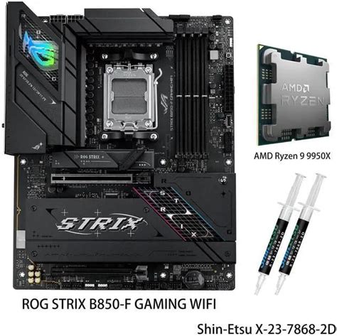 ASUS TUF GAMING X870-PRO WIF17 W NEO ATX Motherboard & AMD Ryzen 9 ...