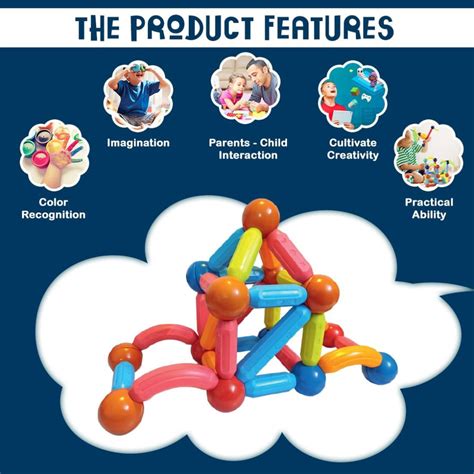 Magnetic Sticks – 42 Pcs | Build, Connect & Create – Kids Bestie