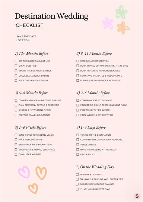 Destination Wedding Checklist: A Step-by-Step and Stress-Free Plan