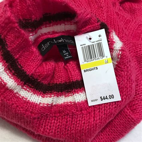 Derek Heart Mock Neck Hot Pink Cropped Sweater Juniors S | NWT