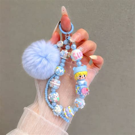 PopMart X PopBean - Blue Sweet Bean Figure - Handmade Charm Key/Phone ...