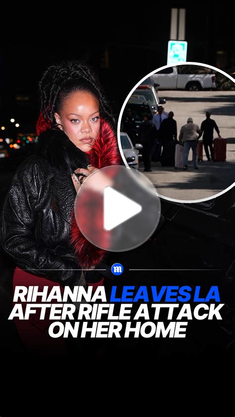 Rihanna leaves Los Angeles after shooting reported at her home