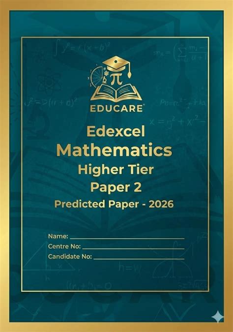 Edexcel GCSE Mathematics Paper 2H 2026 Predicted Question Paper and ...