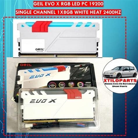 Ram Ddr4 Geil Evo Spear 8gb 2400mhz 🧊 Ram Ddr4 Geil Evo X Rgb Led X 8gb ...