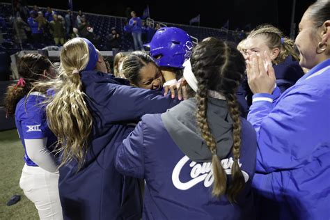 BYU softball rallies from 4-down to beat Utah in extra innings ...