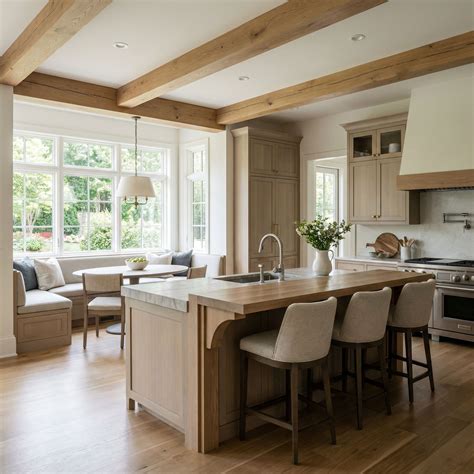 30 Clever and Beautiful Built-In Kitchen Island Dining Nooks – Home ...