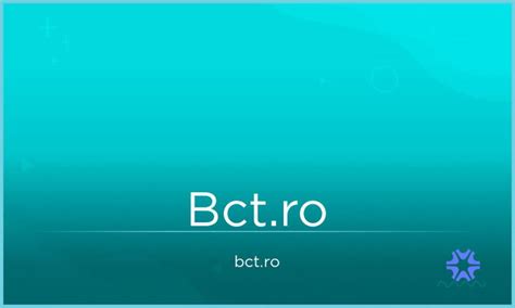 Bct.ro: The domain name Bct.ro is for sale