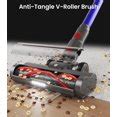 Cordless Vacuum Cleaner, 550W 45kPa 65Mins Vacuum Cleaners for with LED ...