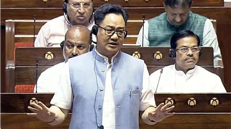 ‘I am totally frustrated’: Rijiju says government wants Parliament ...