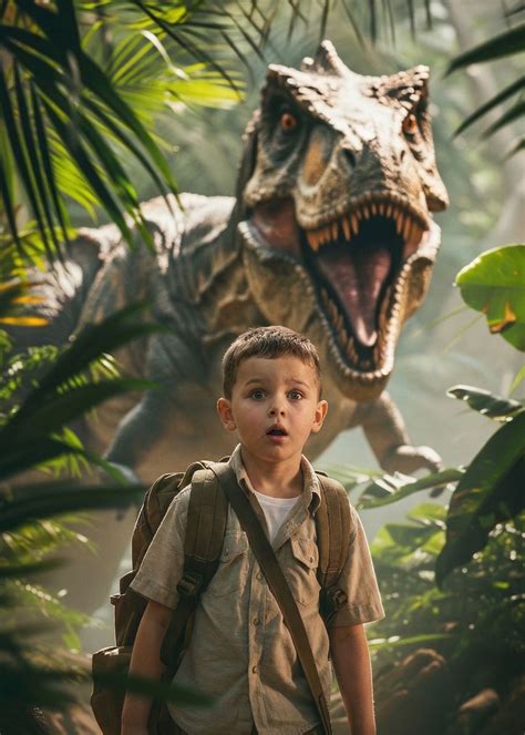 Dinosaur Jungle Escape Card | Lookalikey