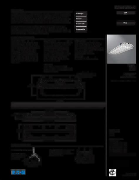 VT4 LED 4' Industrial Vaportite spec sheet