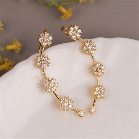 Ear Cuff Earrings E421 – Urvasi ladies novelty