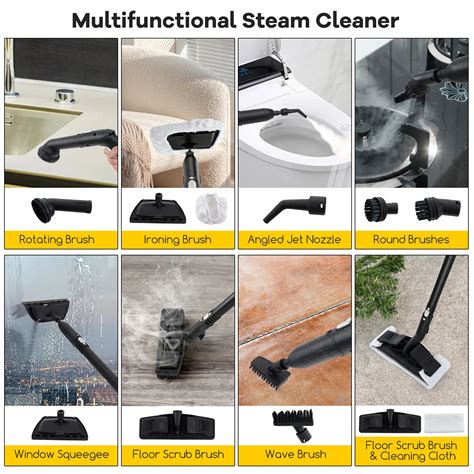COSTWAY - Multipurpose Steam Cleaner 1800W Portable Household Steamer ...