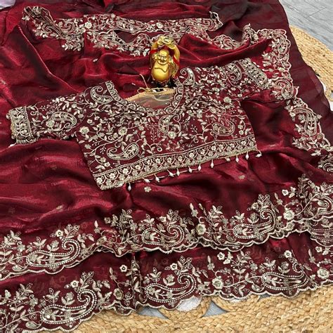 DESIGNER SAREE OG545 – S.T. Waykar Fancy Saree