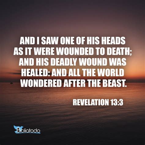 Revelation 13:3 Bible Cross References | Connecting Verses Across Scripture - OJB2002