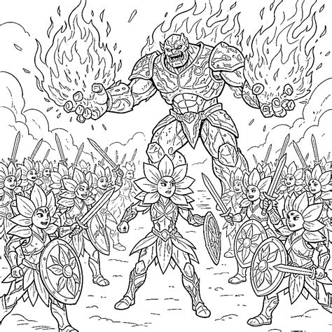 Best Flower Champion Coloring Pages (Free Printable PDF)