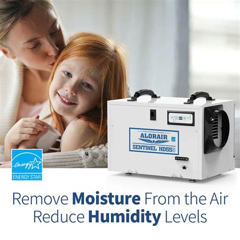 AlorAir Sentinel HD55S Dehumidifier – 55 PPD for Crawl Spaces & Baseme — Rise