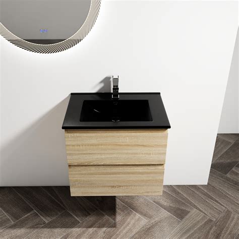 Red Barrel Studio® Bathroom Vanity - Ceramic Sink, 2 Drawers ...