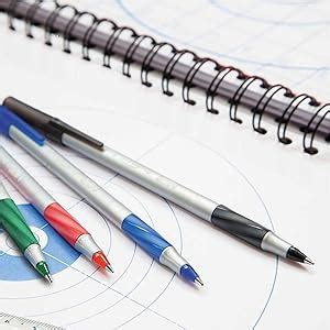 Amazon.com : BIC Round Stic Grip Xtra Comfort Black Ballpoint Pens, 36 ...