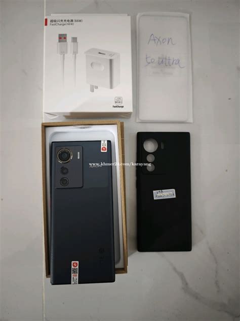 ZTE Axon 50 Ultra 12/256 Curved Screen price $215 in Krang Pongro ...