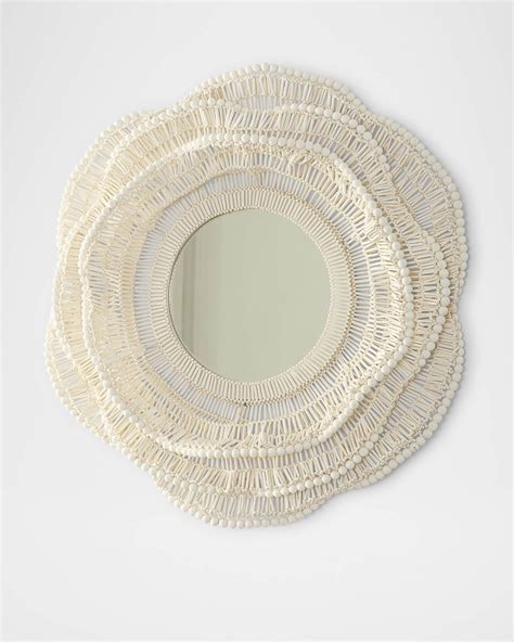 Neiman Marcus Layered Beaded Mirror | Neiman Marcus