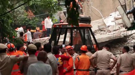 Building collapses in Delhi's Rohini; 1 dead, several trapped; rescue ...