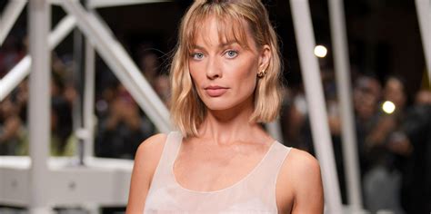 Margot Robbie just debuted a long bob with bangs that is legit perfect ...