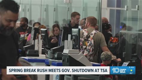 Partial government shutdown reaches 4th week, as spring break brings ...