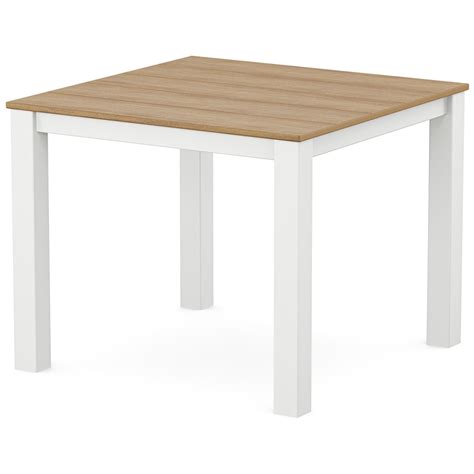 Polywood Tables DT3838-T15-WHNTL Parsons 38" X 38" Dining Table | Zak's ...