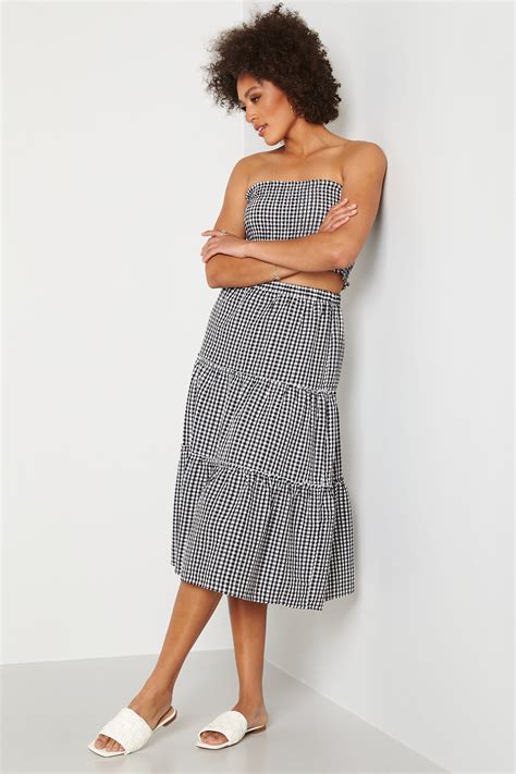 Trendyol – Smock Top Skirt Set – A-line skirts – Black