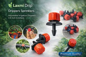 primil Adjustable Dripper(0–70)LP 360° Adj Micro Sprinkler Dripper pack ...