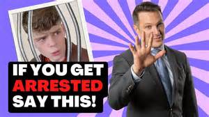 “I’m exercising my rights” - What to say when arrested