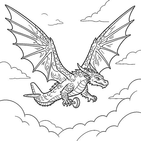 Best Dragon Airplane Coloring Pages (Free Printable PDF)