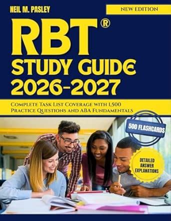 RBT Study Guide 2026–2027: Complete Task List Coverage with 1,500 ...