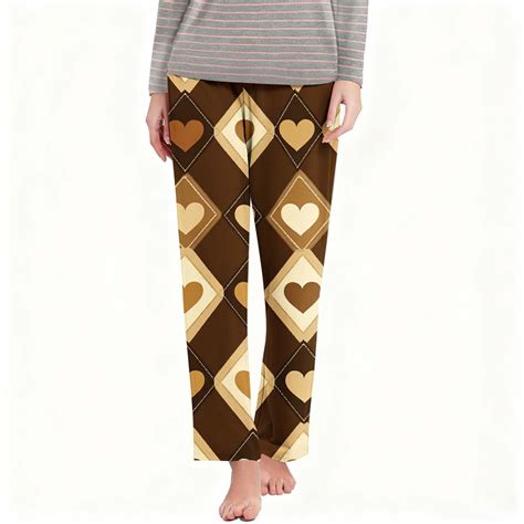 Tnhcen Women's Floral Print Pajama Pants, Loose Fit Sleep Pants ...