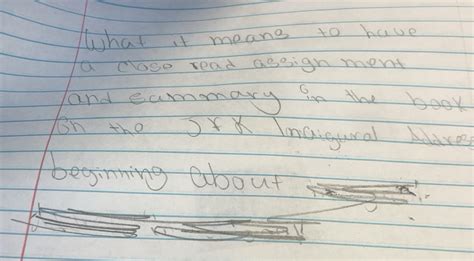 Solved: What it means to have a close read agsign ment and eammary in ...