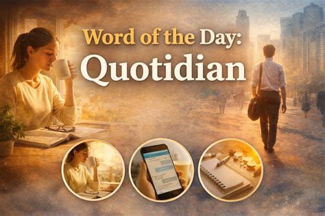Word of the day: Quotidian