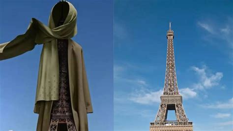 Merrachi's controversial Hijab ad featuring Eiffel Tower sparks debate ...