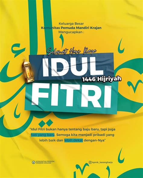 Selamat Hari Raya Idul Fitri 1446 | Desain brosur, Desain web, Desain ...