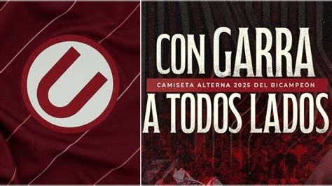Universitario de Deportes presentó nueva camiseta alterna para ...