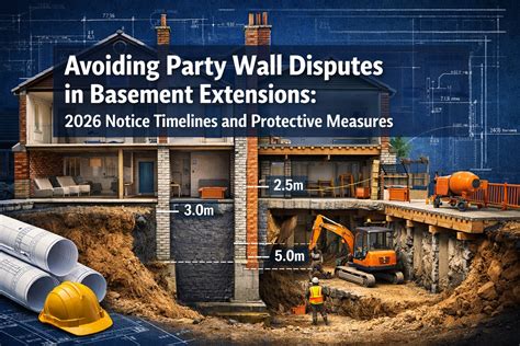 Avoiding Party Wall Disputes in Basement Extensions: 2026 Notice