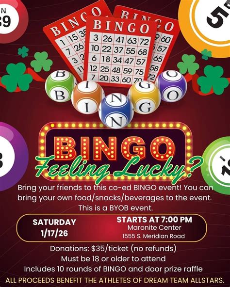SOLD OUT! DTABC Feeling Lucky Bingo Event , The Maronite Center ...
