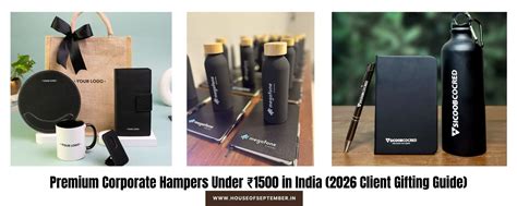Premium Corporate Hampers Under ₹1500 India (2026 Guide) – HOUSE OF ...
