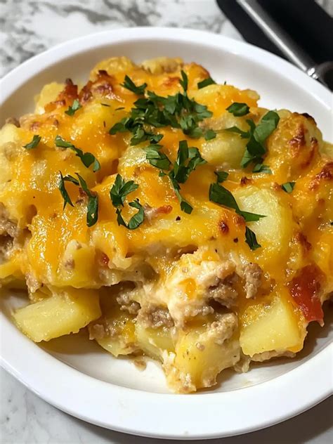 Ultimate Slow Cooker Cowboy Potato Casserole - Delicious Comfort