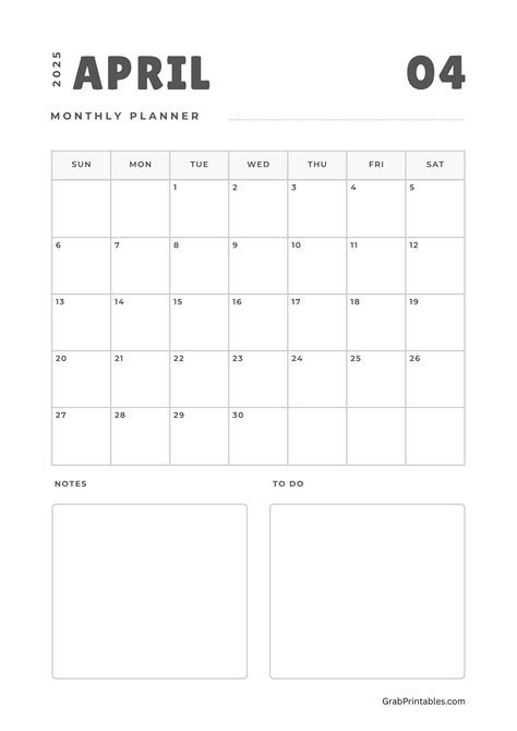 April 2026 Calendars | 12 Free Printable PDF - Grab Printables - 2026 ...