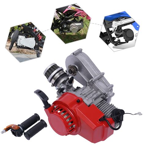 2 Stroke 49cc 47cc 50cc Racing Engine Motor For ATV Pocket/Quad/Small ...