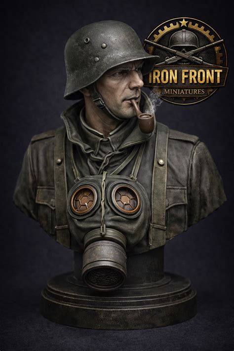 👤 German WWII Bust・ STL File for 3D printing・Cults