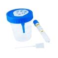 Clinsam 50 Pcs Urine Specimen Cup with Collection Straw Needle, 90 mL ...