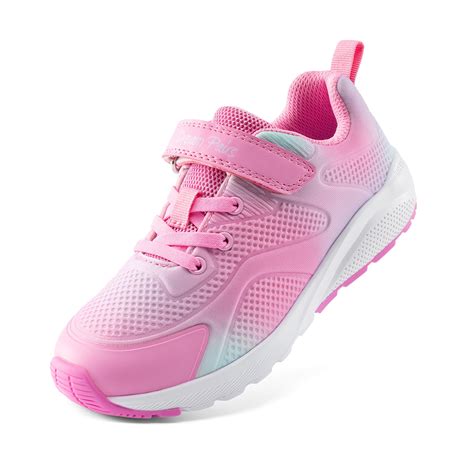 DREAM PAIRS Girls Running Shoes Kids Lightweight Sneakers with Hook-and ...